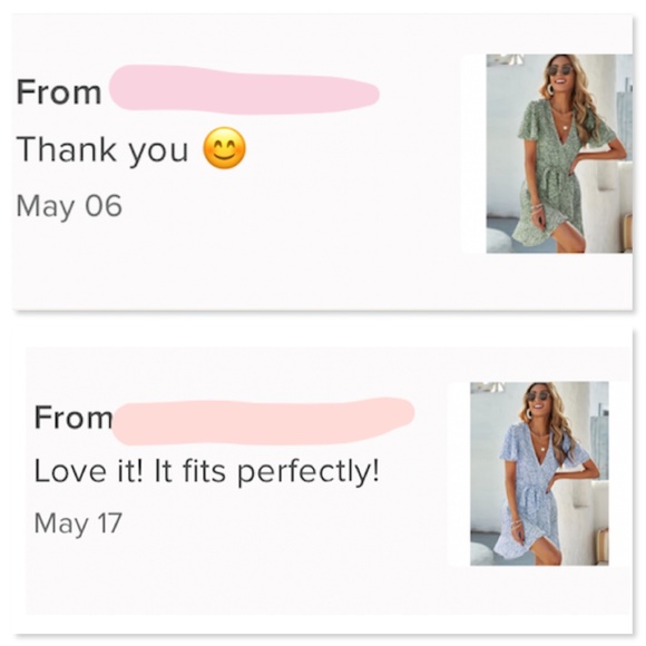 Floral Print Wrap V-Neck Mini Dress - Picture 6 of 10